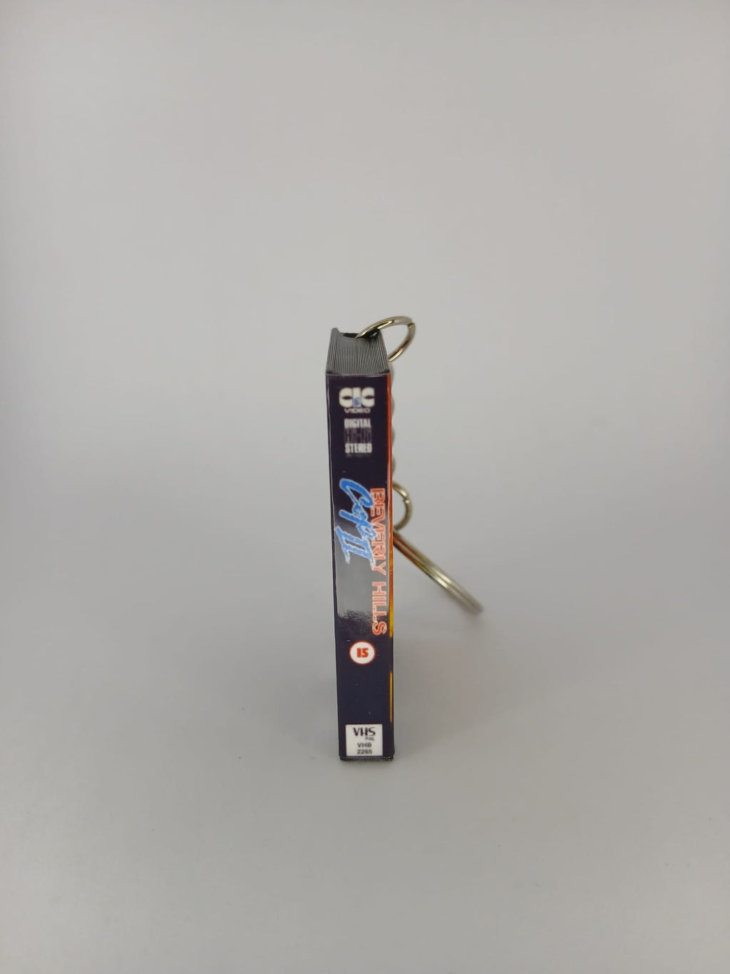 Beverly Hills Cop II Mini VHS Keyring – back view