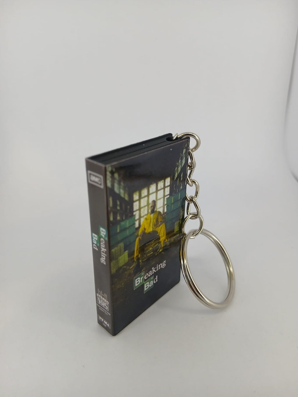 Breaking Bad VHS keyring — back cover standing