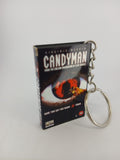 Candyman VHS keyring — front cover standing angled 3
