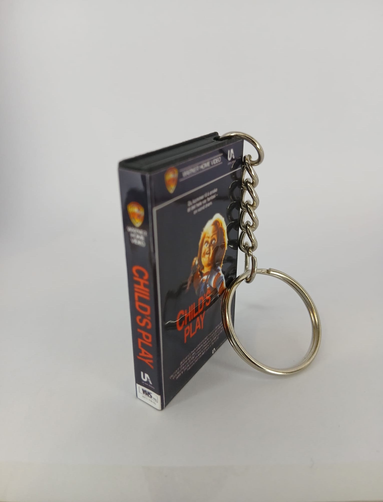 Child's Play Mini VHS Keyring – spine view