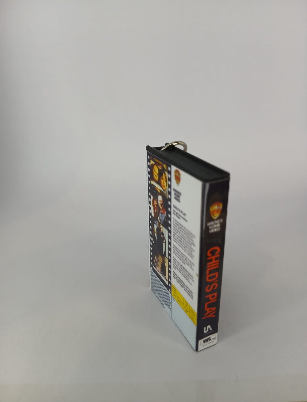 Child's Play Mini VHS Keyring – front angle