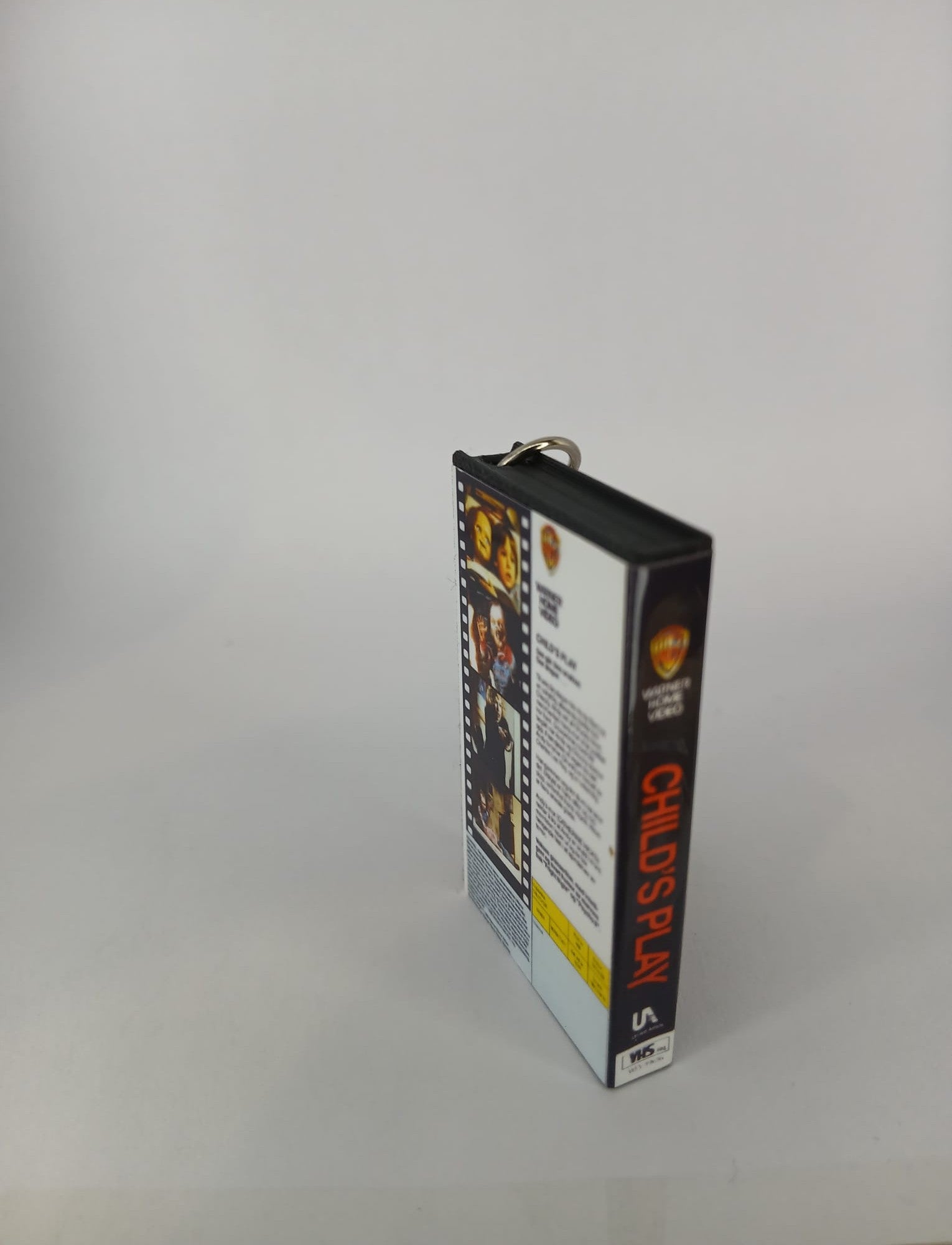 Child's Play Mini VHS Keyring – front angle