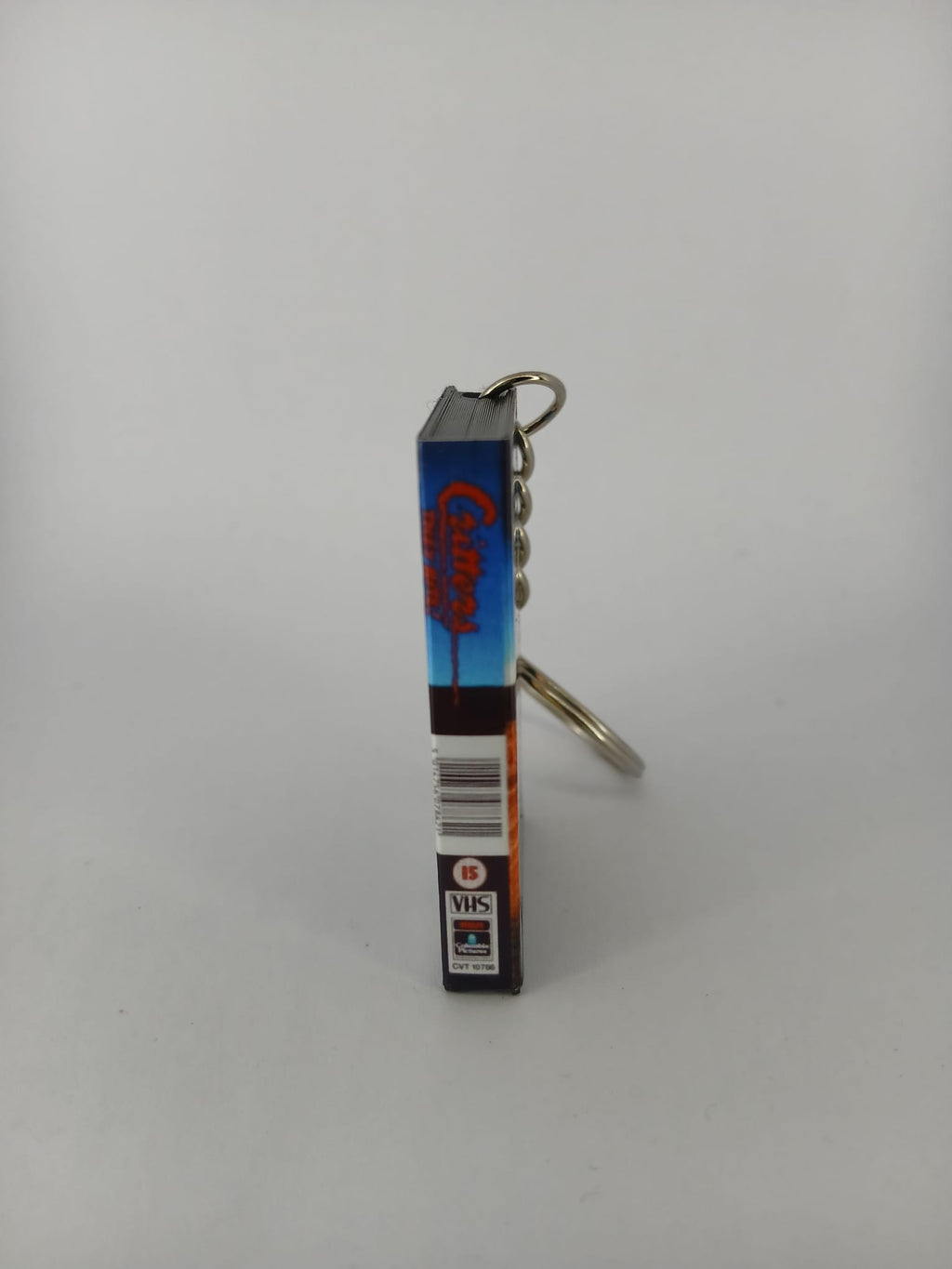 Critters Mini VHS Keyring – back view