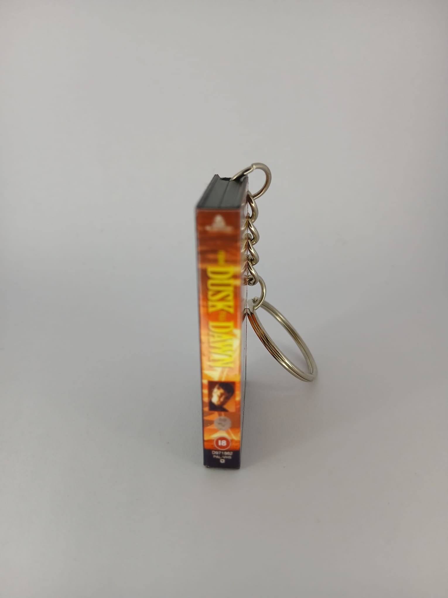 From Dusk Till Dawn Mini VHS Keyring – back view