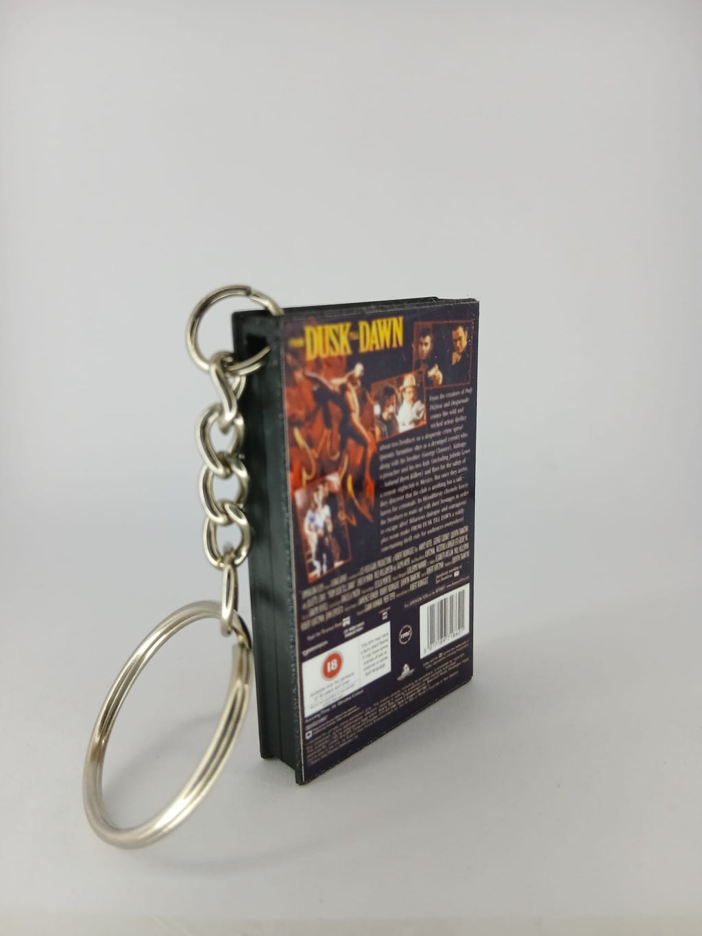 From Dusk Till Dawn Mini VHS Keyring – spine angle