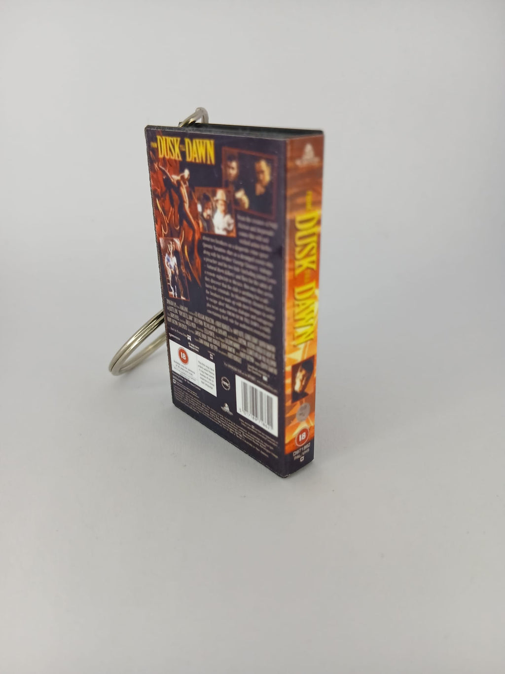 From Dusk Till Dawn Mini VHS Keyring – front angle