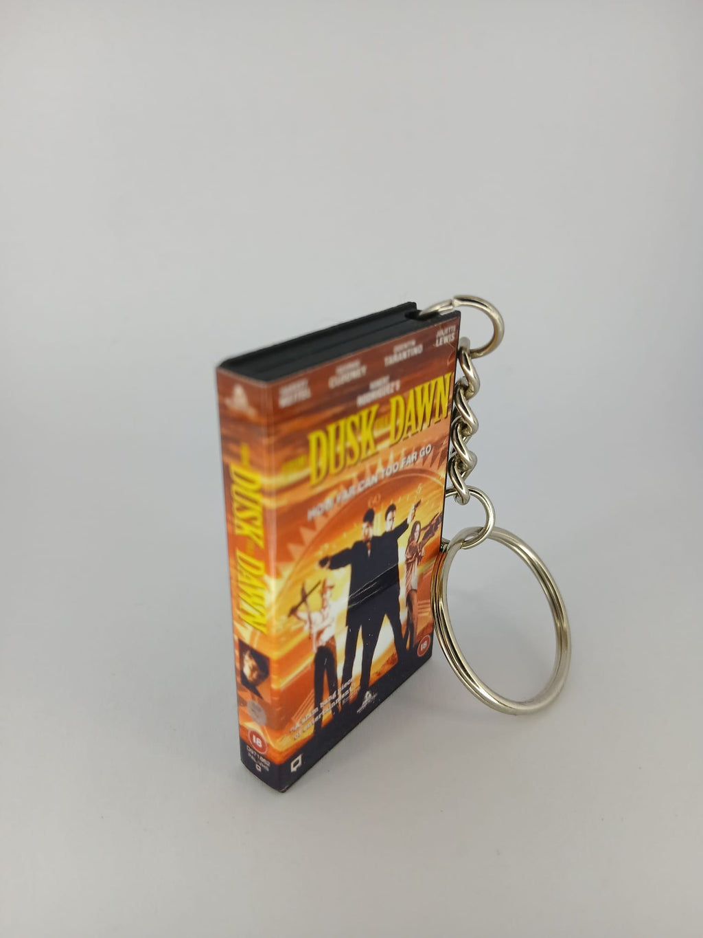 From Dusk Till Dawn Mini VHS Keyring – front close-up