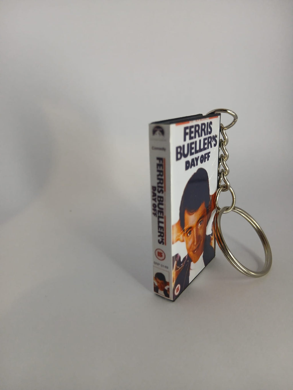 Ferris Bueller's Day Off VHS keyring front cover