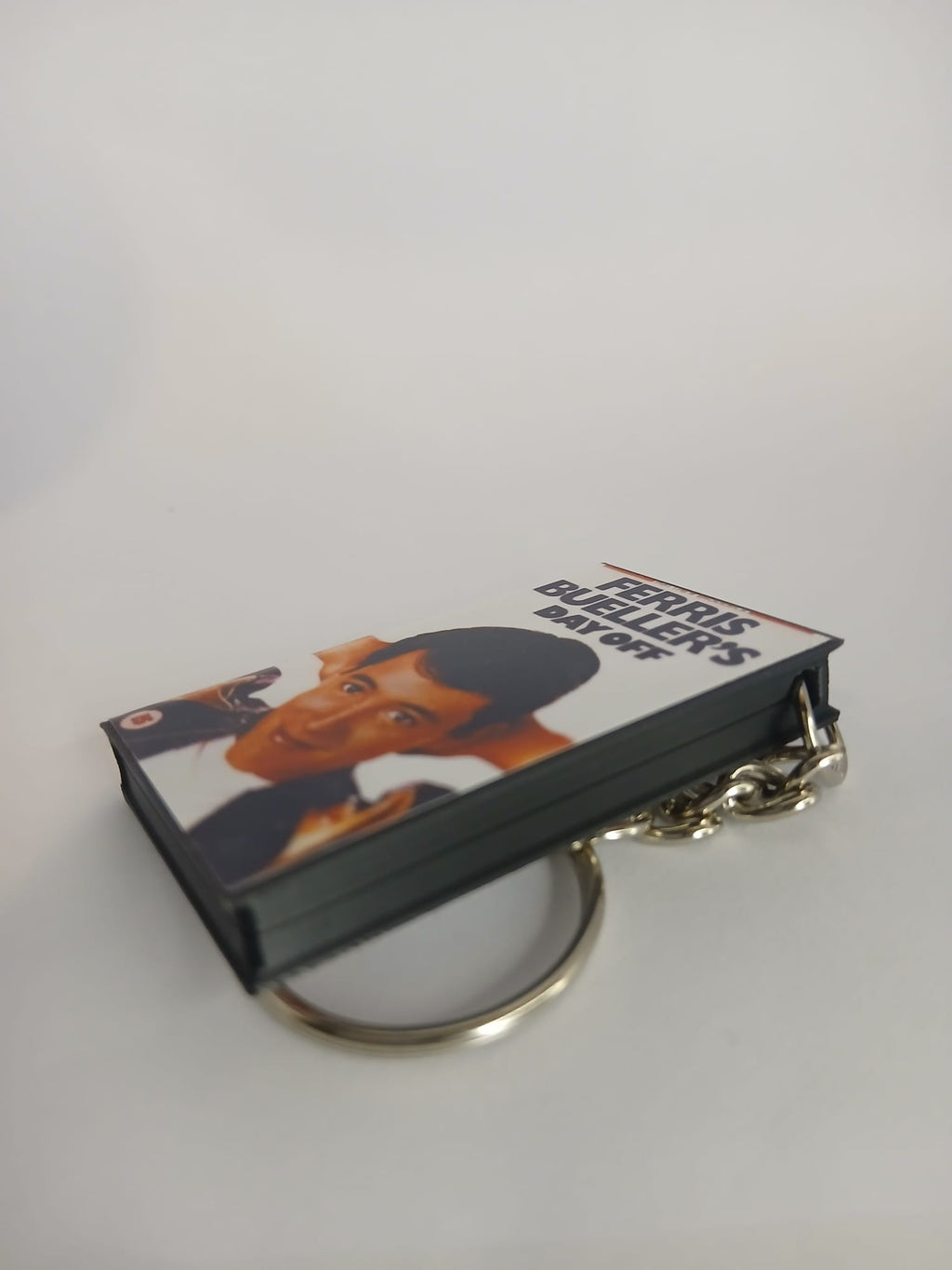 Ferris Bueller's Day Off VHS keyring back cover