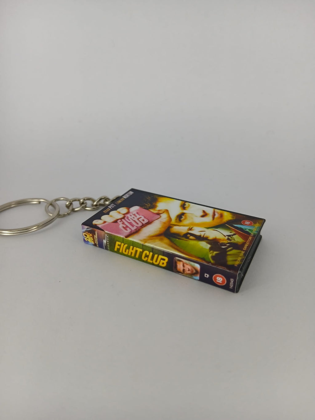 Fight Club Mini VHS Keyring – back view