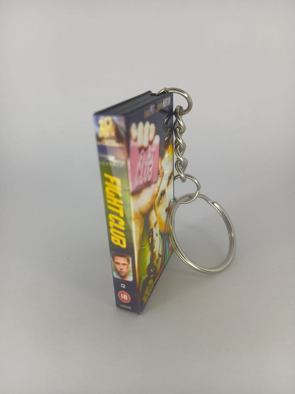 Fight Club Mini VHS Keyring – front close-up