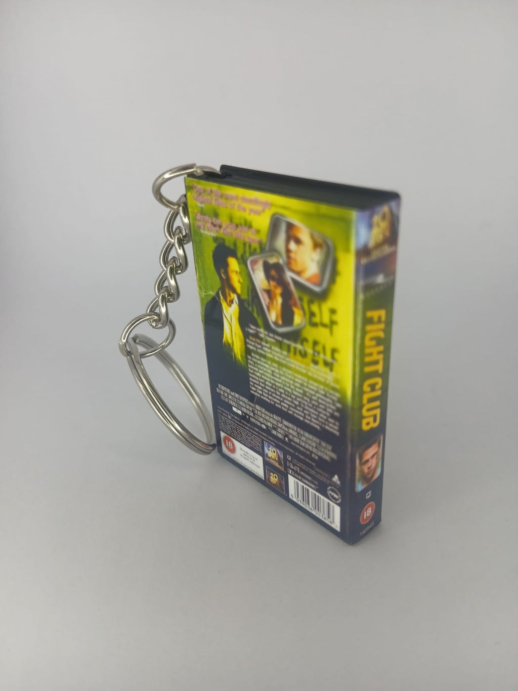 Fight Club Mini VHS Keyring – front angle