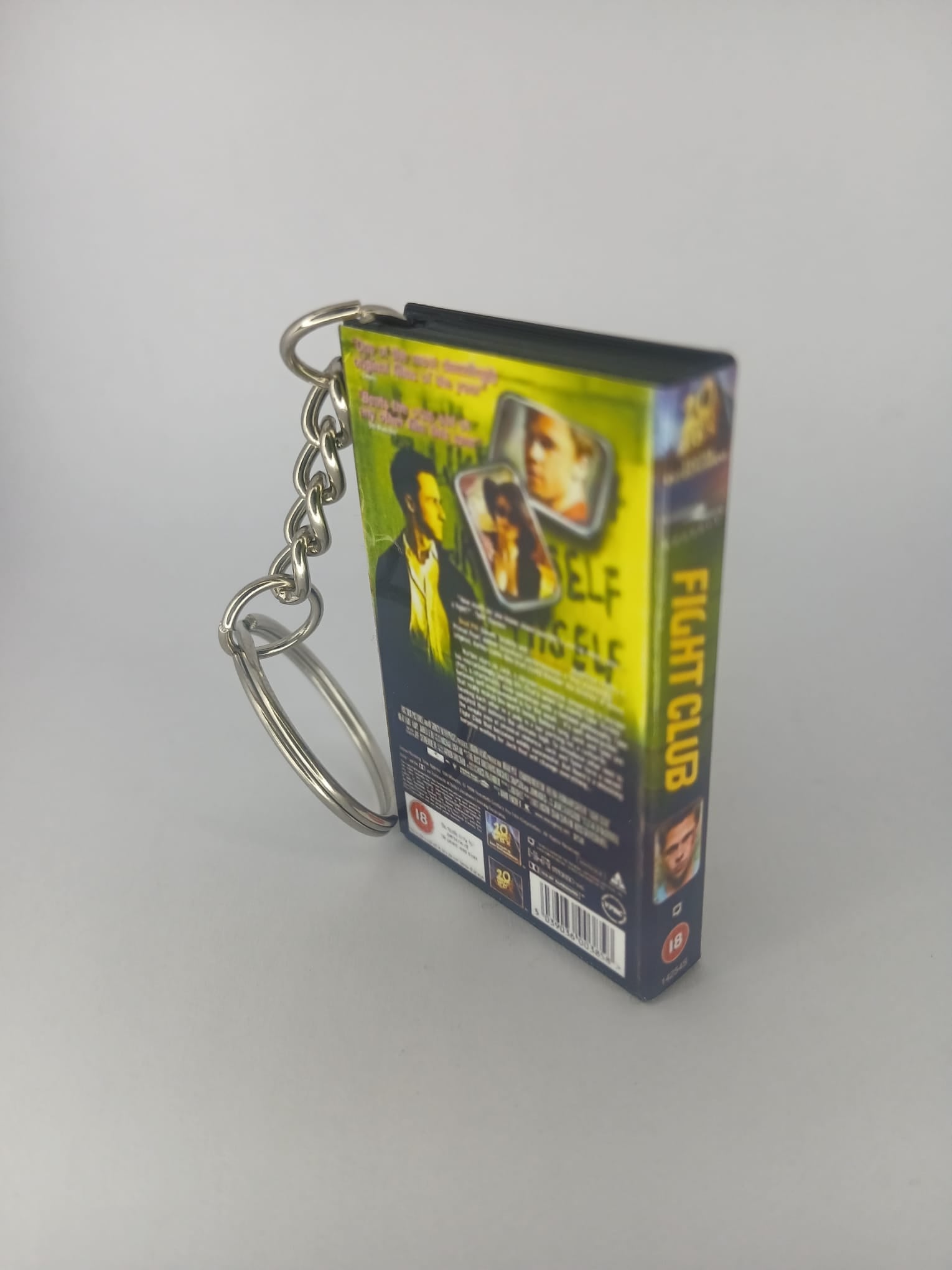 Fight Club Mini VHS Keyring – front angle