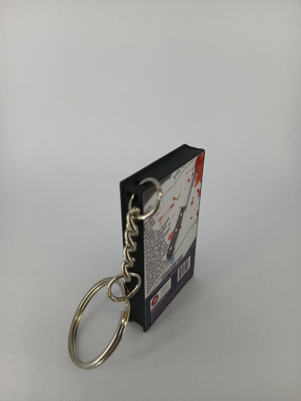 Friday the 13th Mini VHS Keyring – side angle