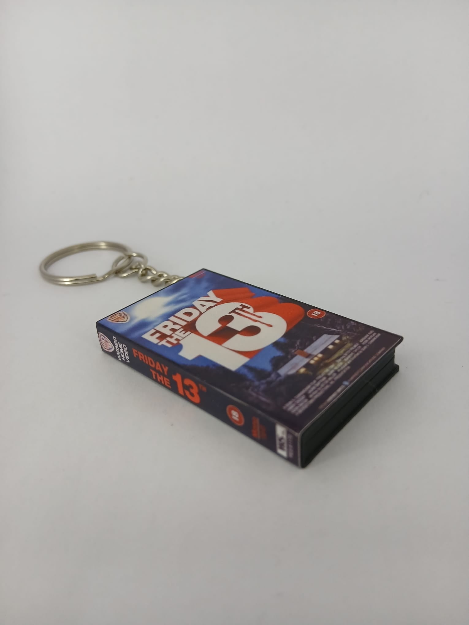 Friday the 13th Mini VHS Keyring – front close-up