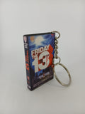 Friday the 13th Mini VHS Keyring – back view