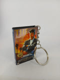 The Golden Child VHS keyring — front cover standing angled 3