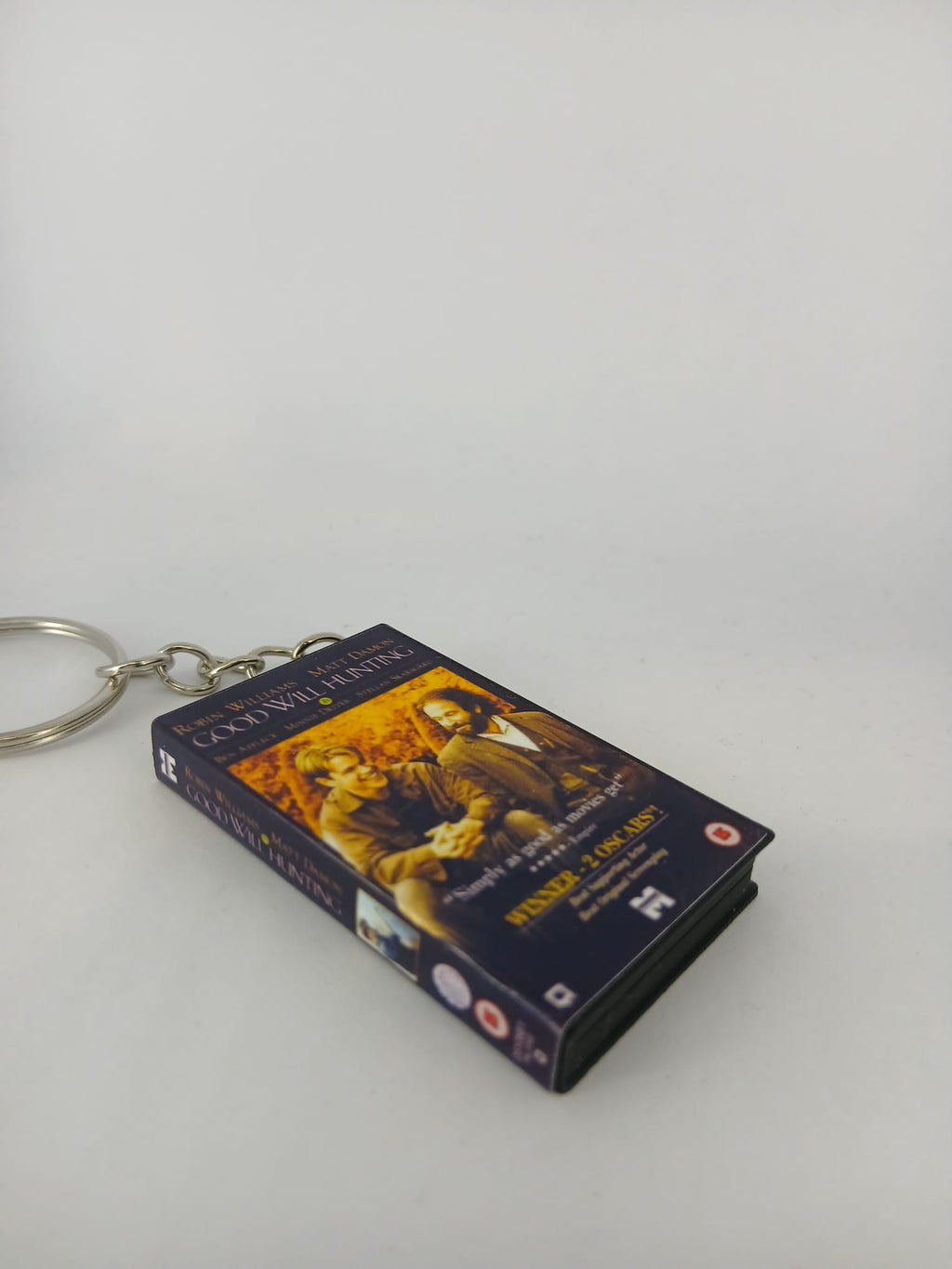 Good Will Hunting VHS keyring — additional angle 2