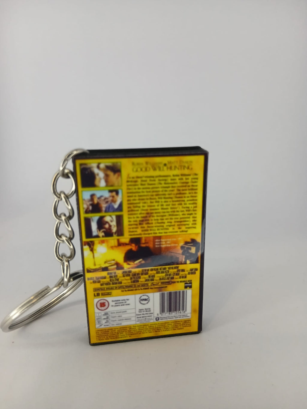 Good Will Hunting VHS keyring — additional angle 1