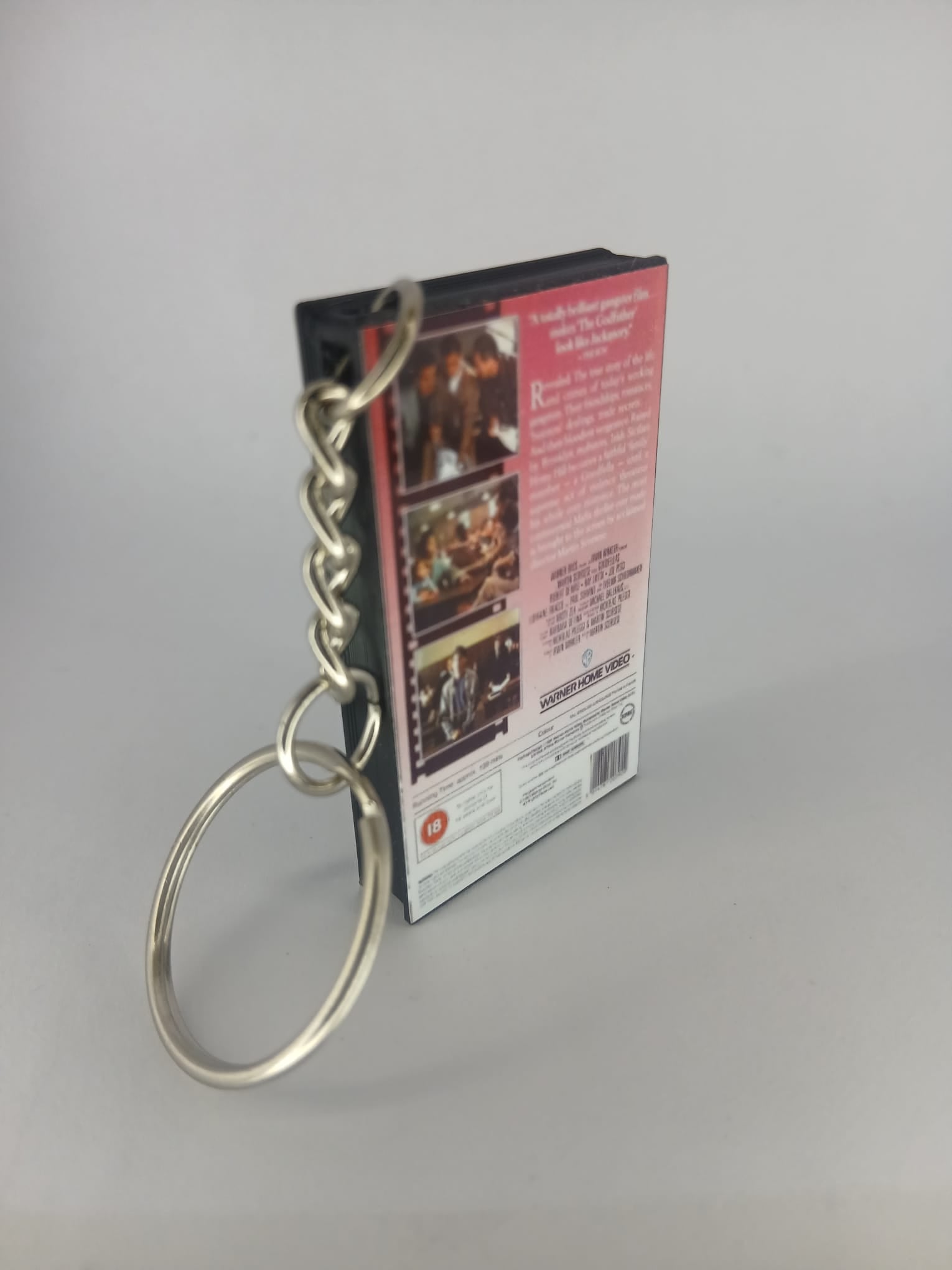 GoodFellas Mini VHS Keyring – back view