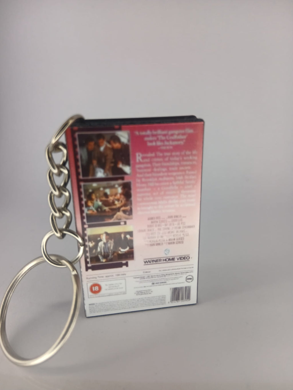 GoodFellas Mini VHS Keyring – spine view