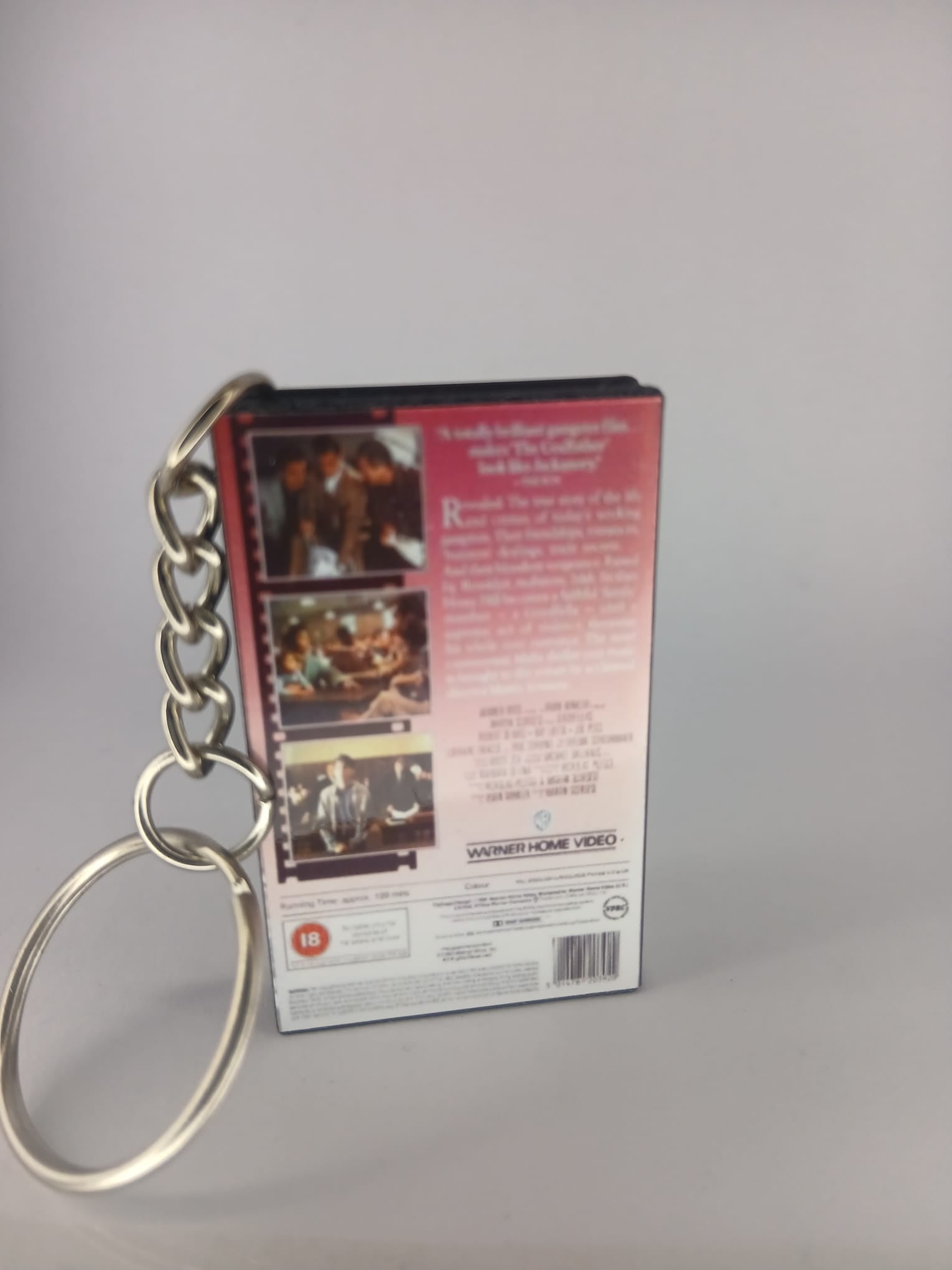 GoodFellas Mini VHS Keyring – spine view