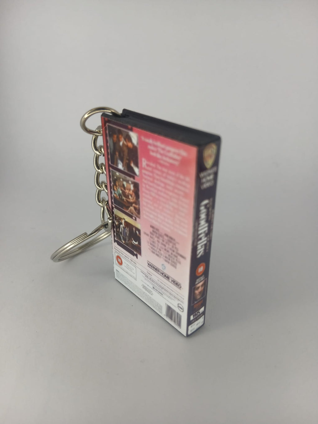 GoodFellas Mini VHS Keyring – flat lay