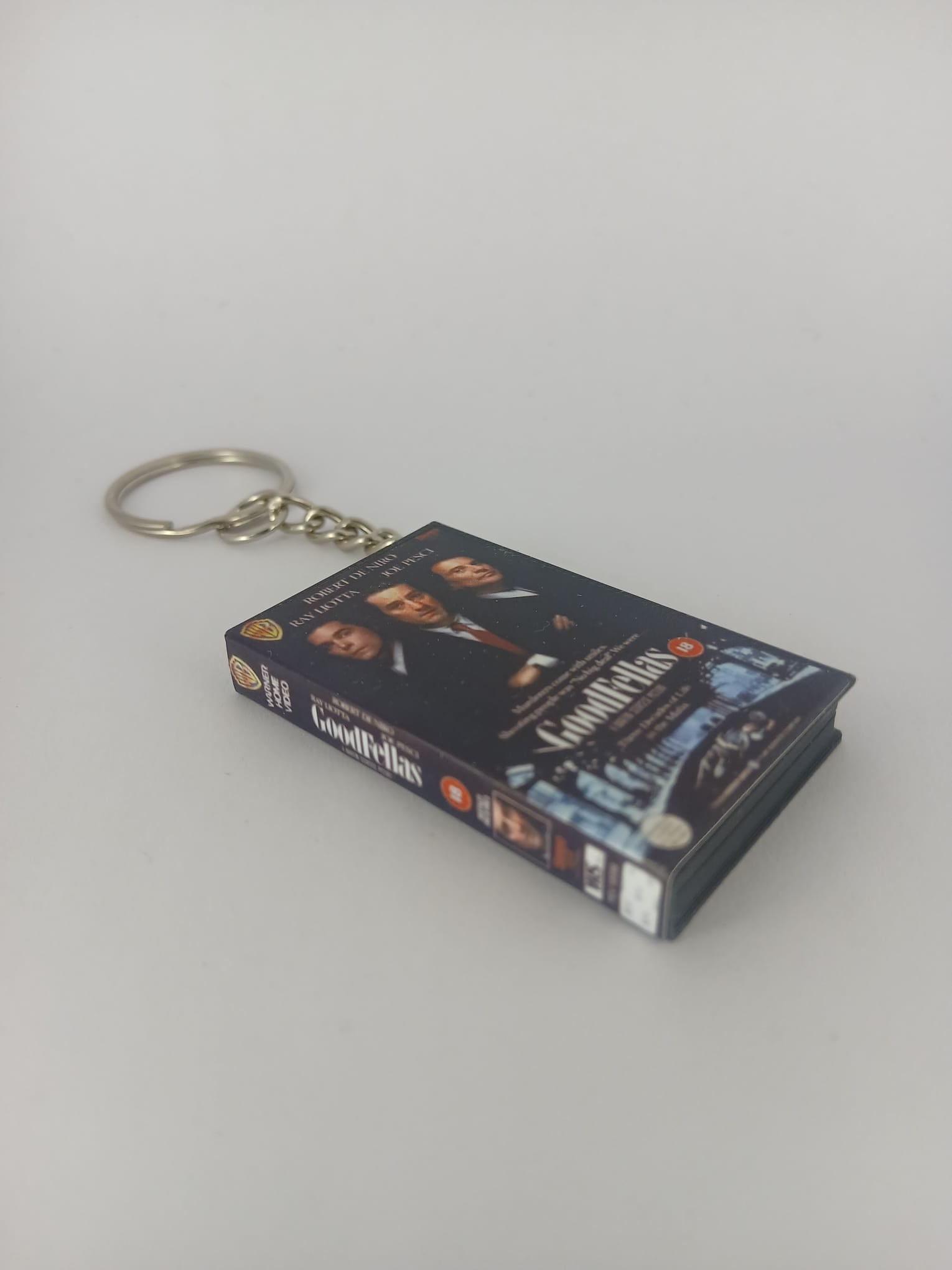 GoodFellas Mini VHS Keyring – front close-up