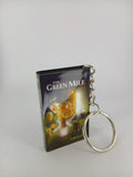 The Green Mile VHS keyring — back cover standing angled