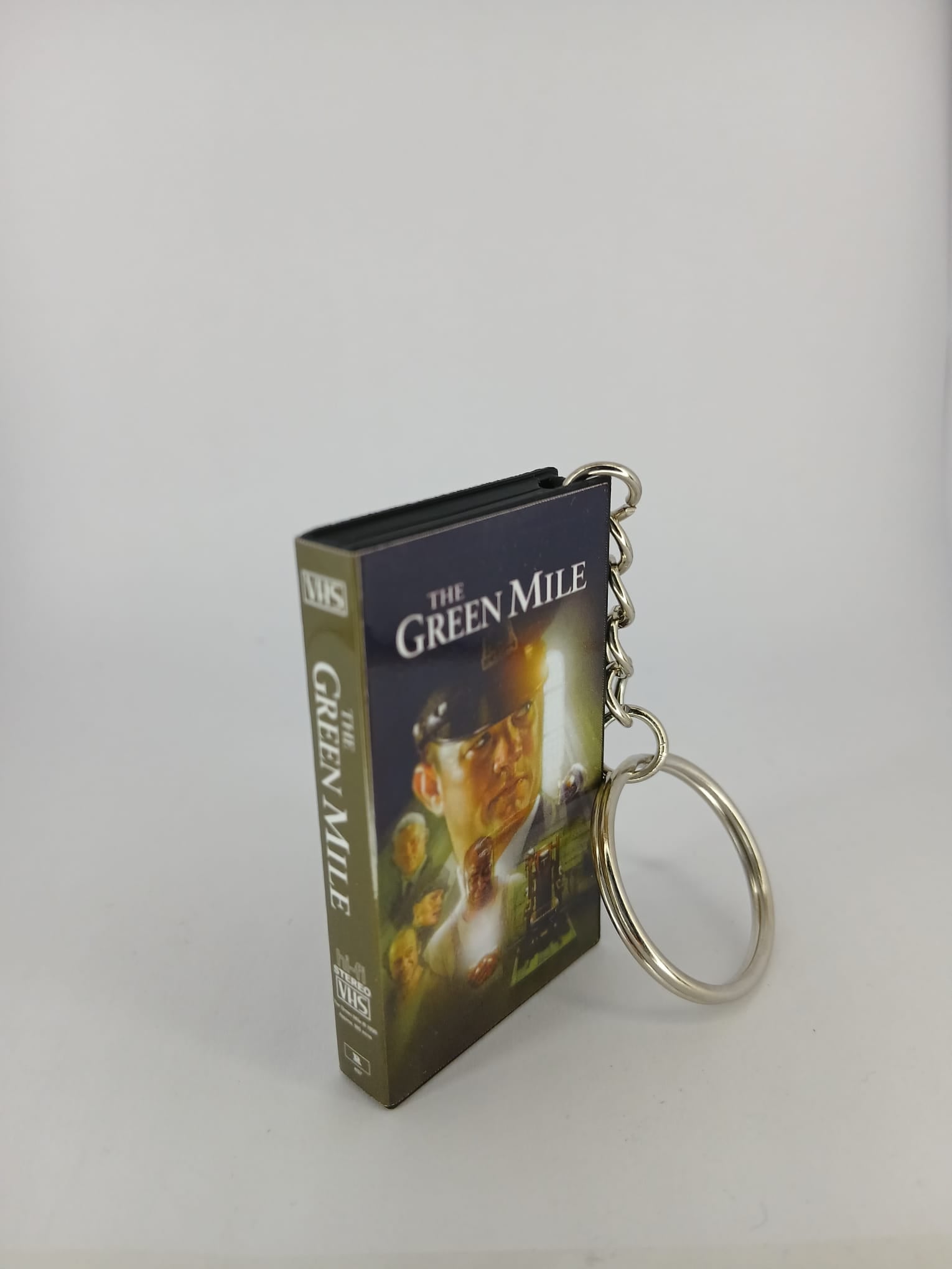 The Green Mile VHS keyring — front cover standing
