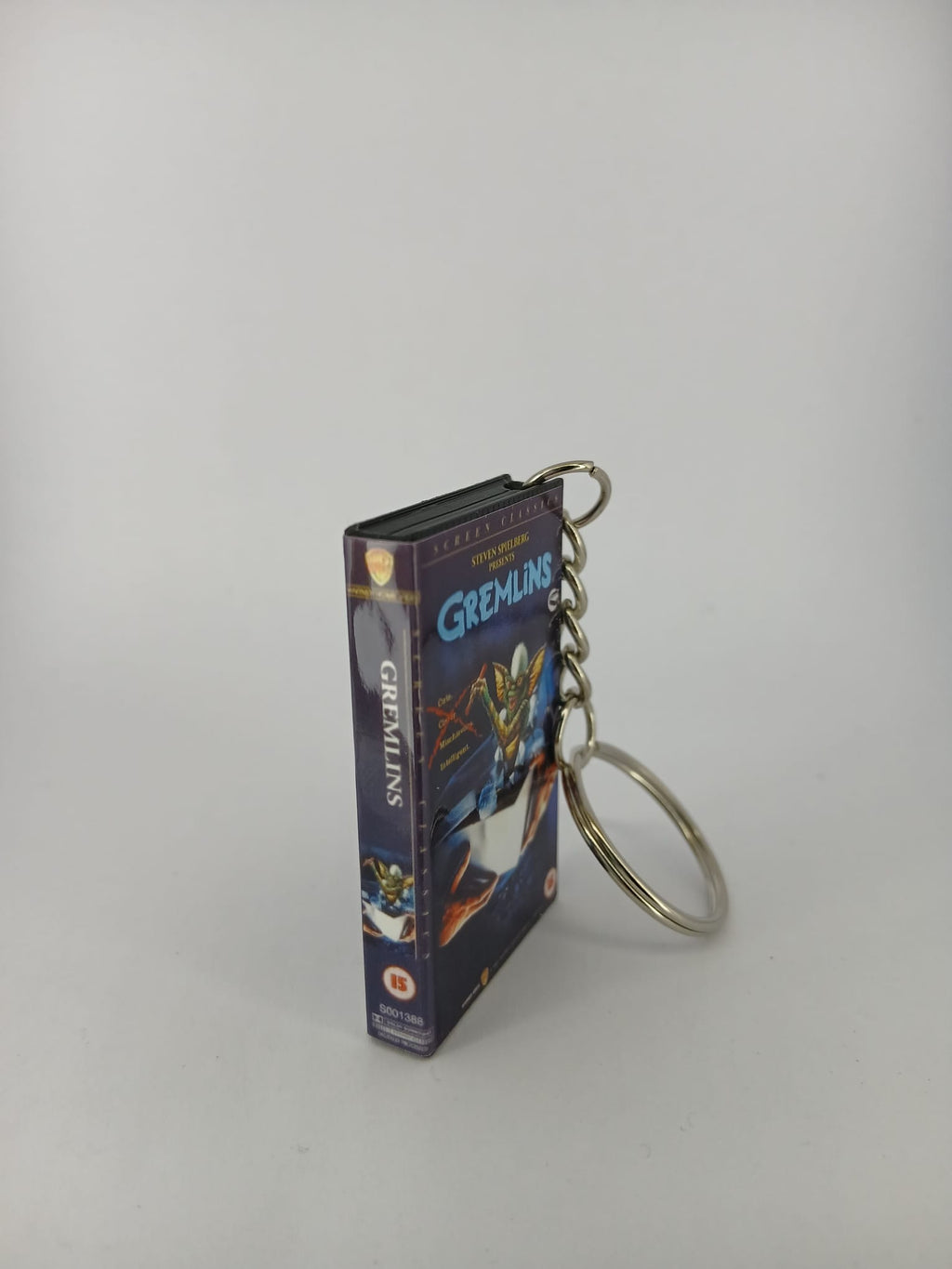 Gremlins Mini VHS Keyring – back view