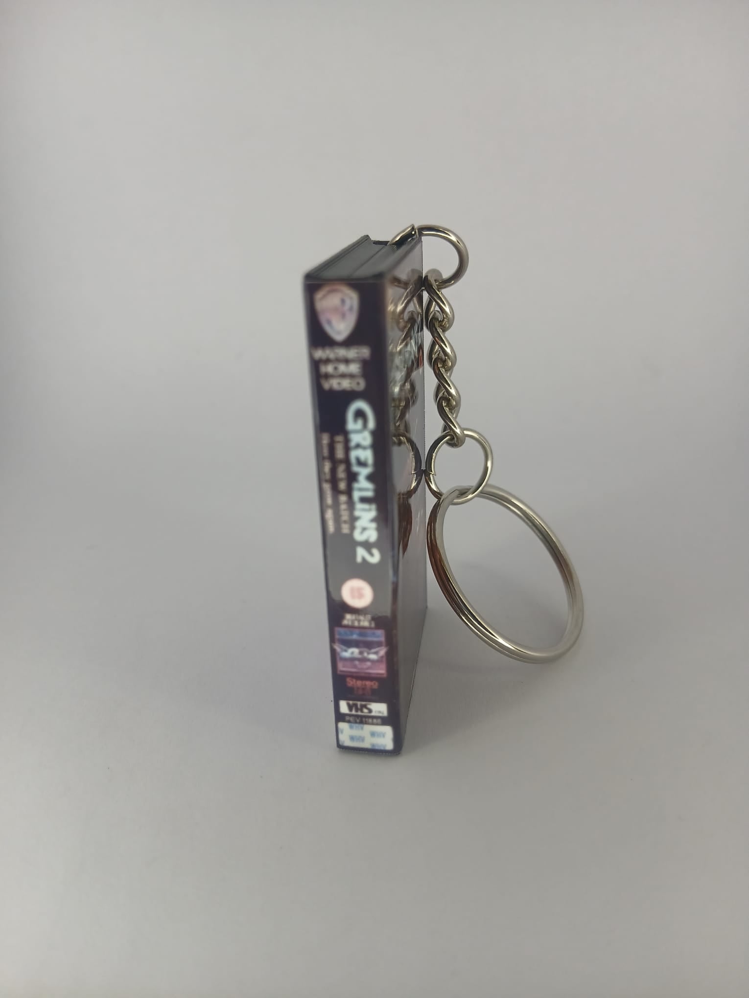 Gremlins 2 The New Batch Mini VHS Keyring – front view