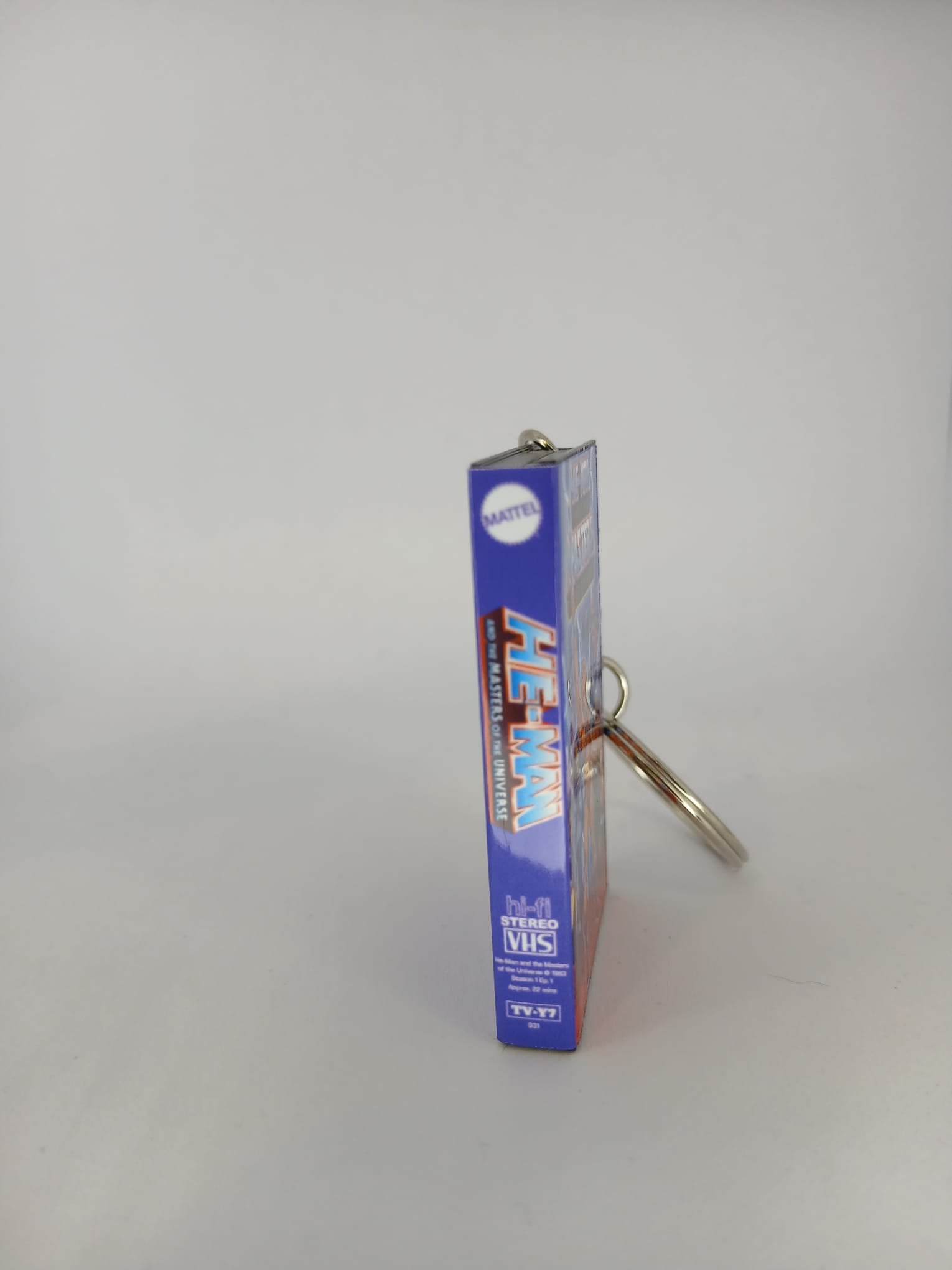 He-Man VHS keyring side view