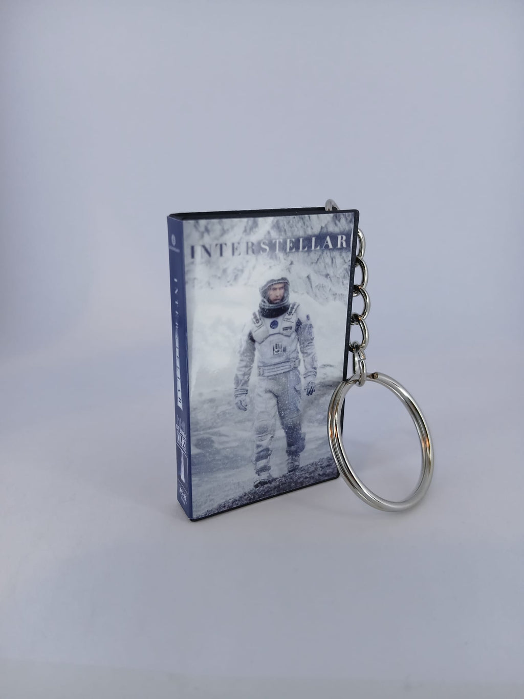 Interstellar VHS keyring — front cover standing