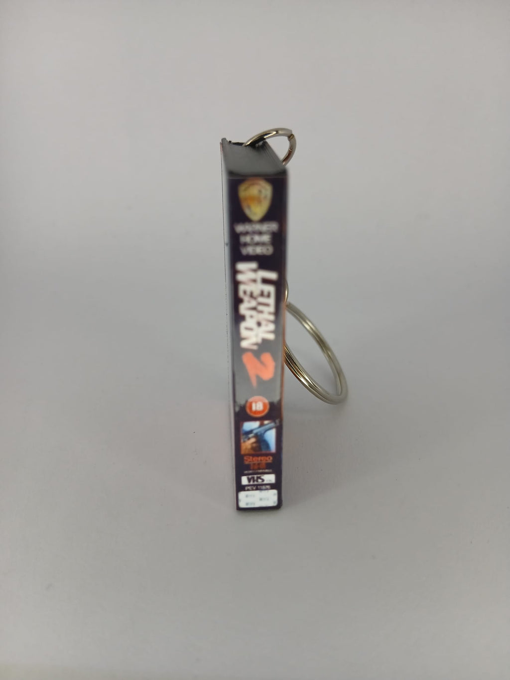 Lethal Weapon 2 Mini VHS Keyring – back view