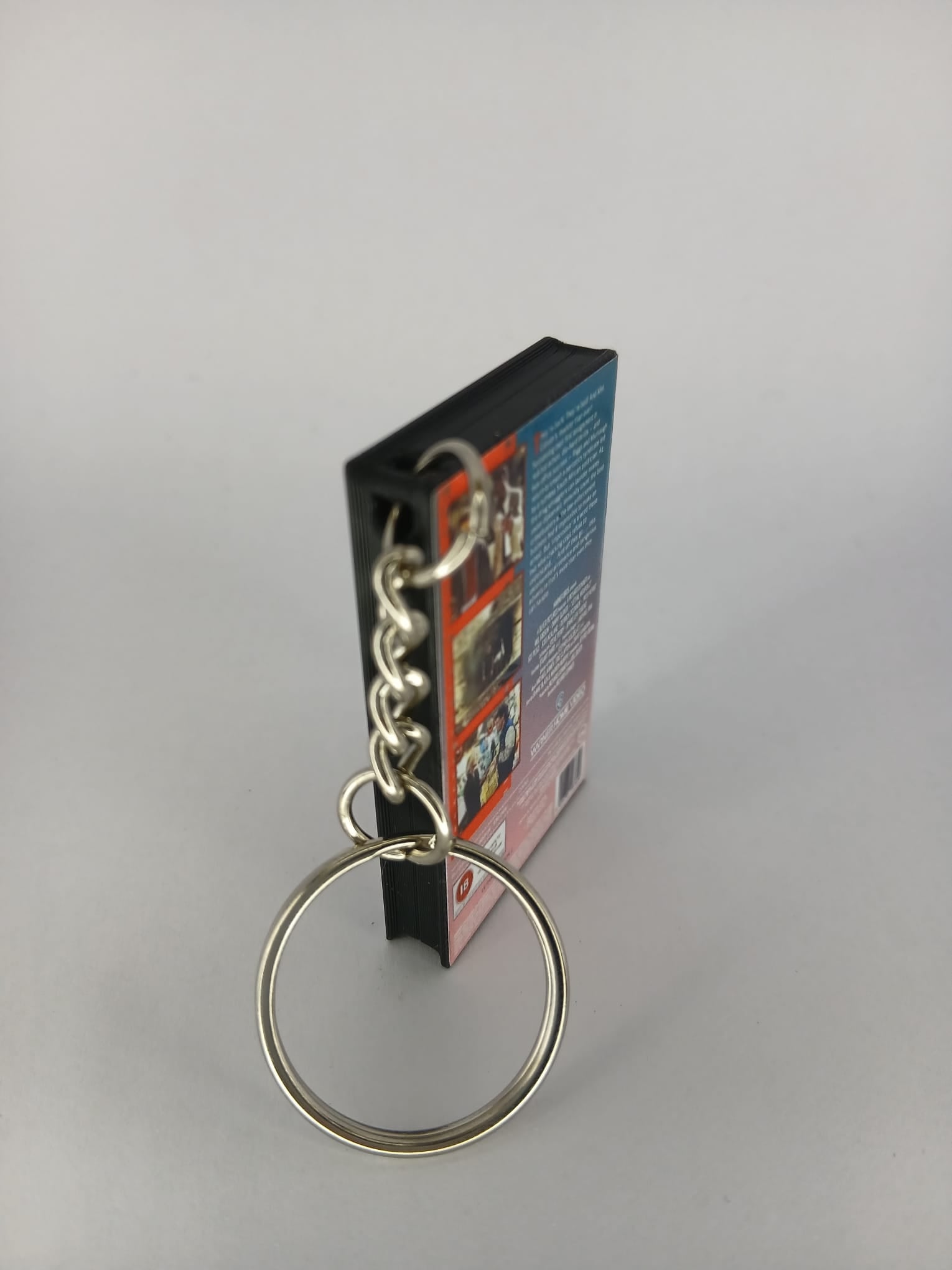Lethal Weapon 2 Mini VHS Keyring – flat lay