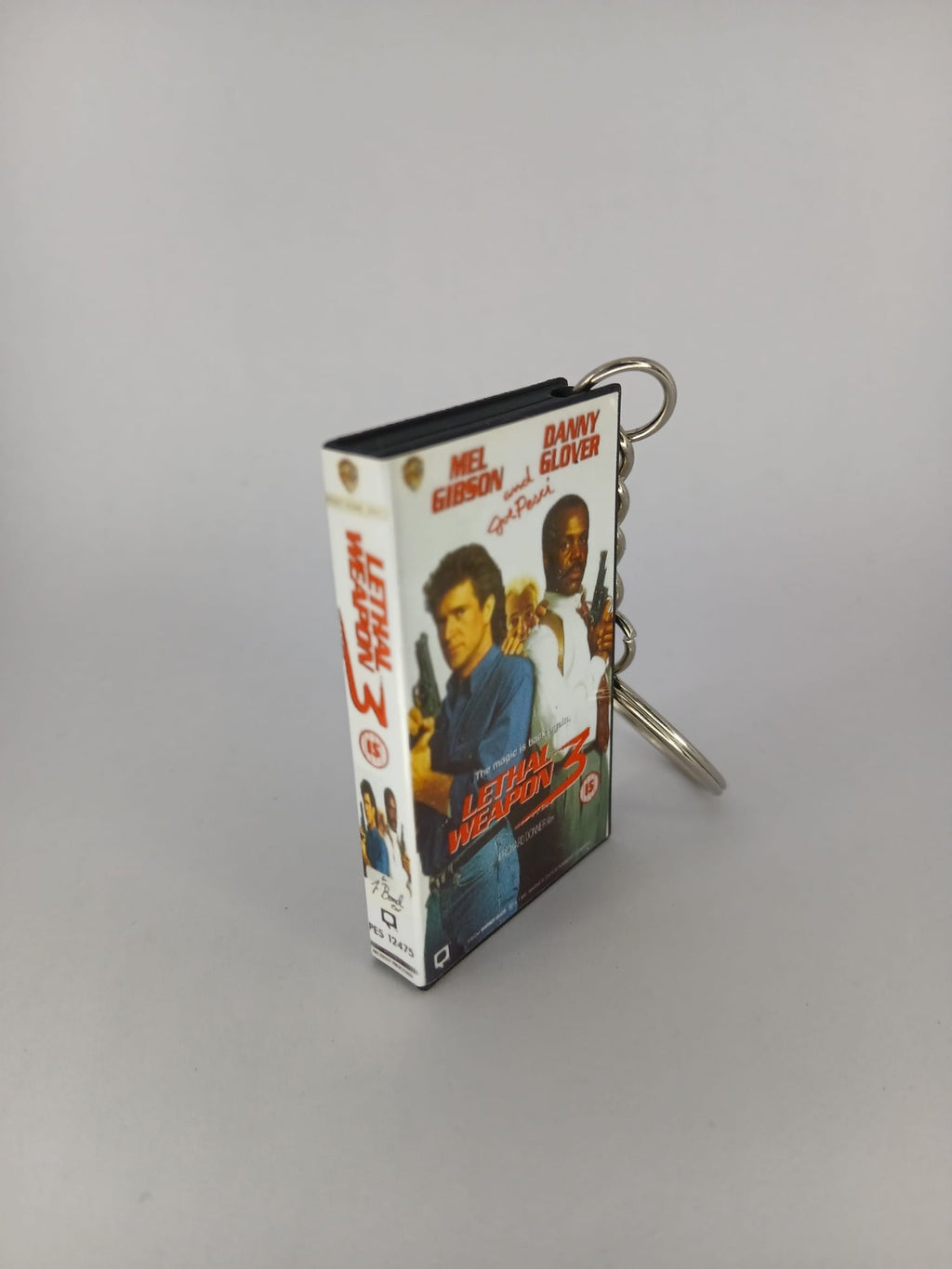 Lethal Weapon 3 Mini VHS Keyring – back view