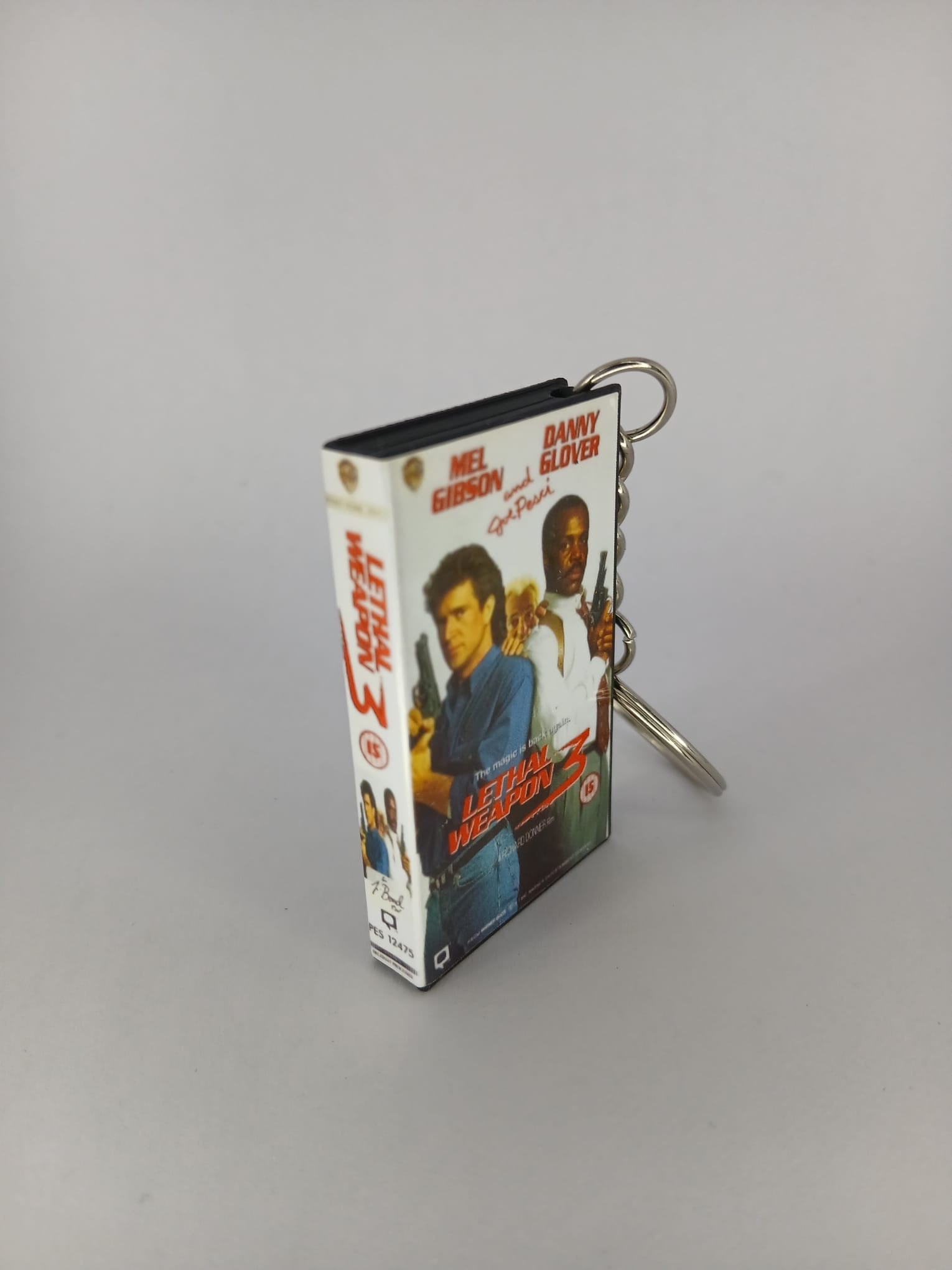 Lethal Weapon 3 Mini VHS Keyring – back view