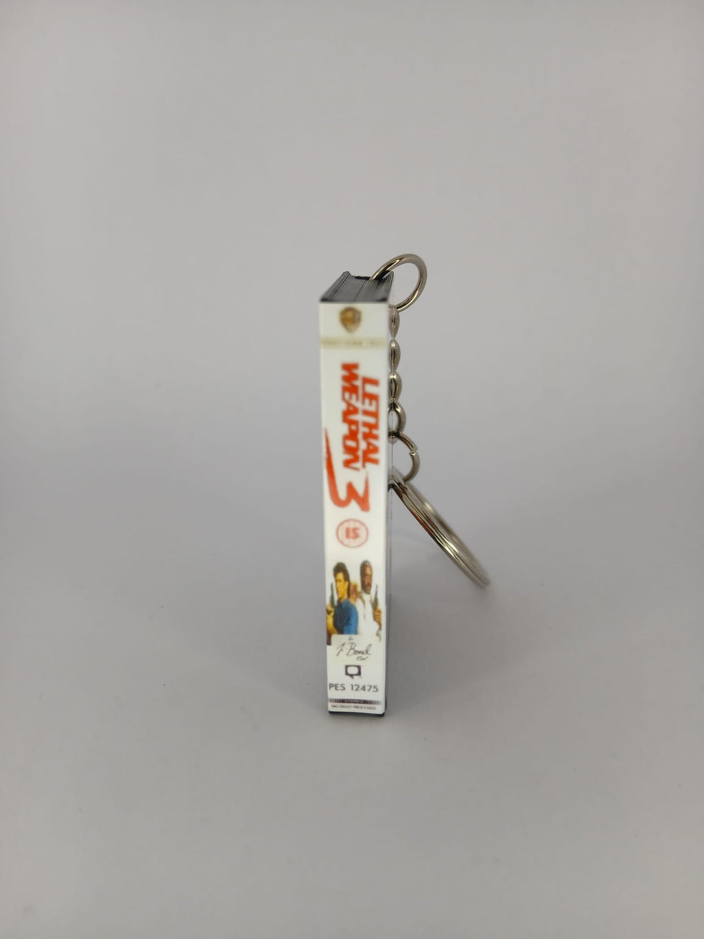 Lethal Weapon 3 Mini VHS Keyring – front view standing