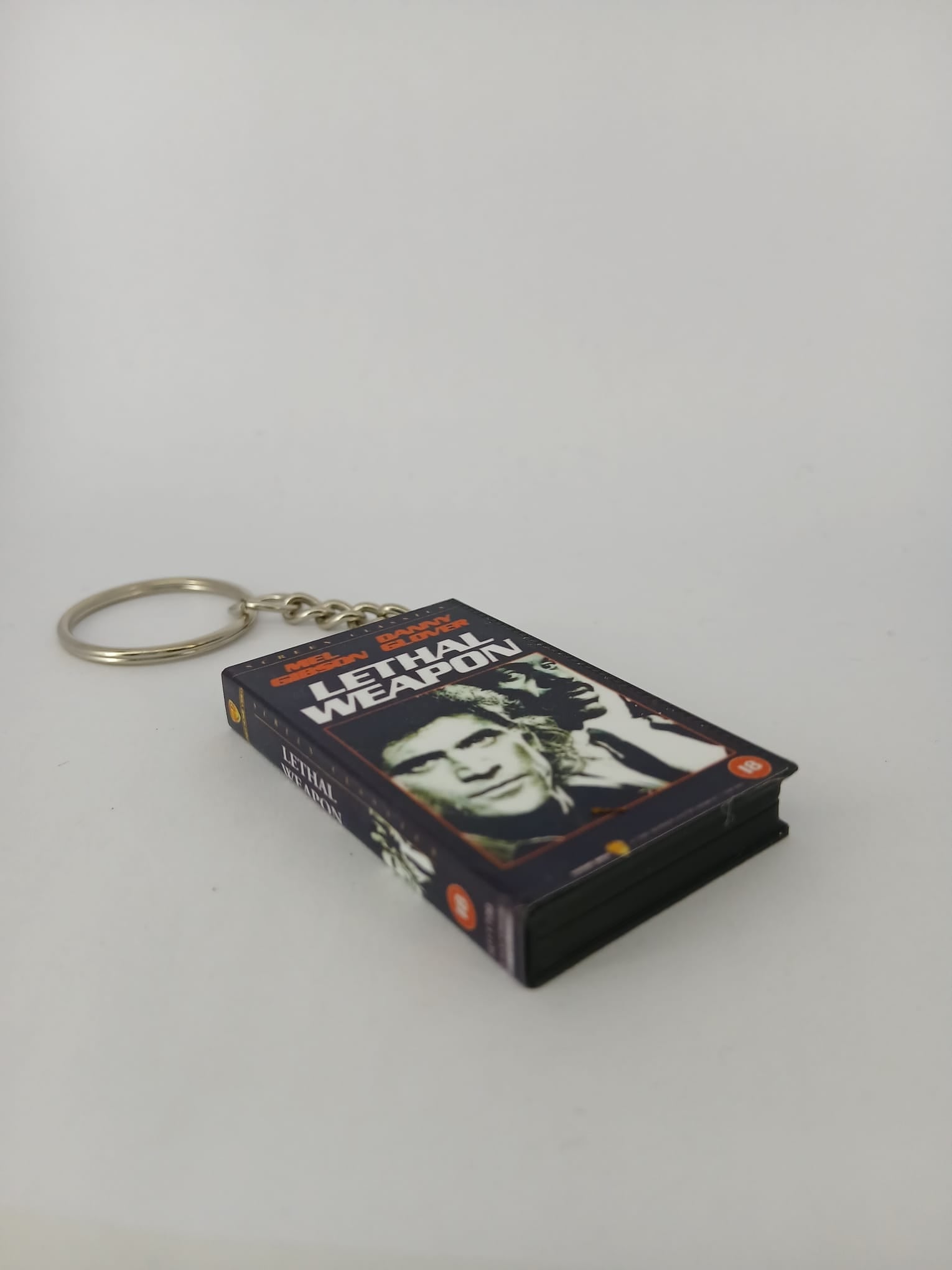 Lethal Weapon Mini VHS Keyring – spine view