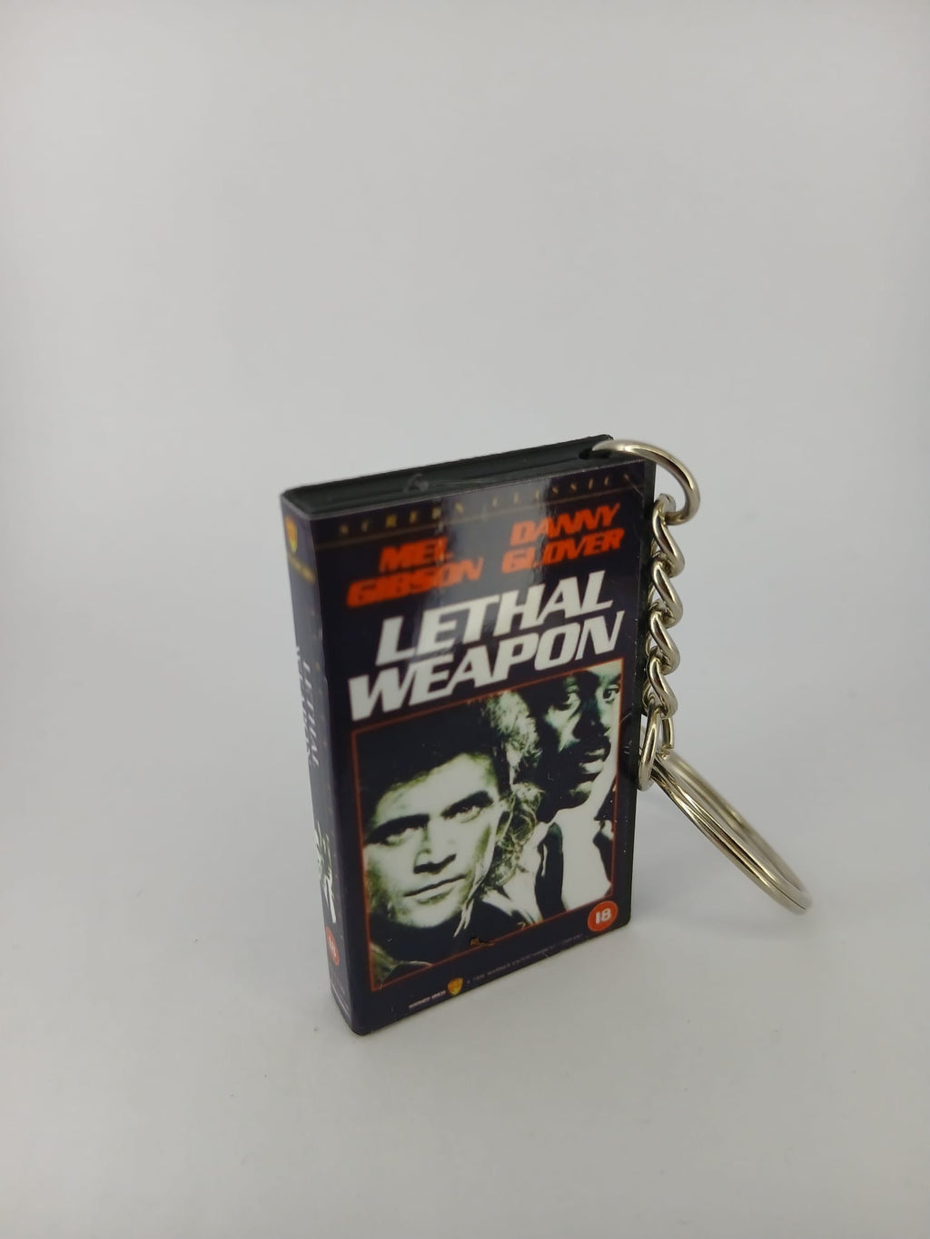 Lethal Weapon Mini VHS Keyring – rear cover detail