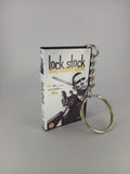Lock, Stock and Two Smoking Barrels Mini VHS Keyring – spine view standing