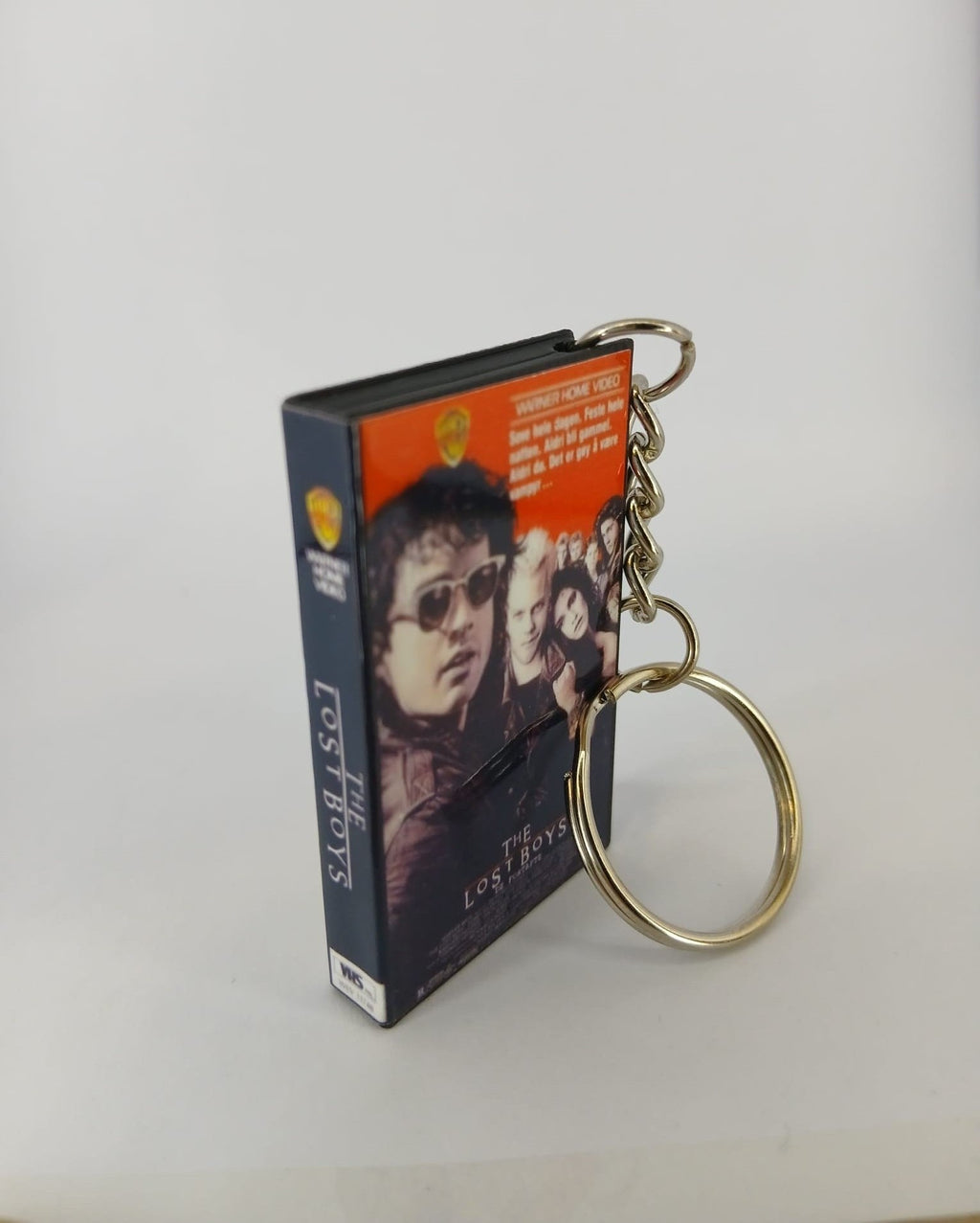 The Lost Boys VHS keyring back cover