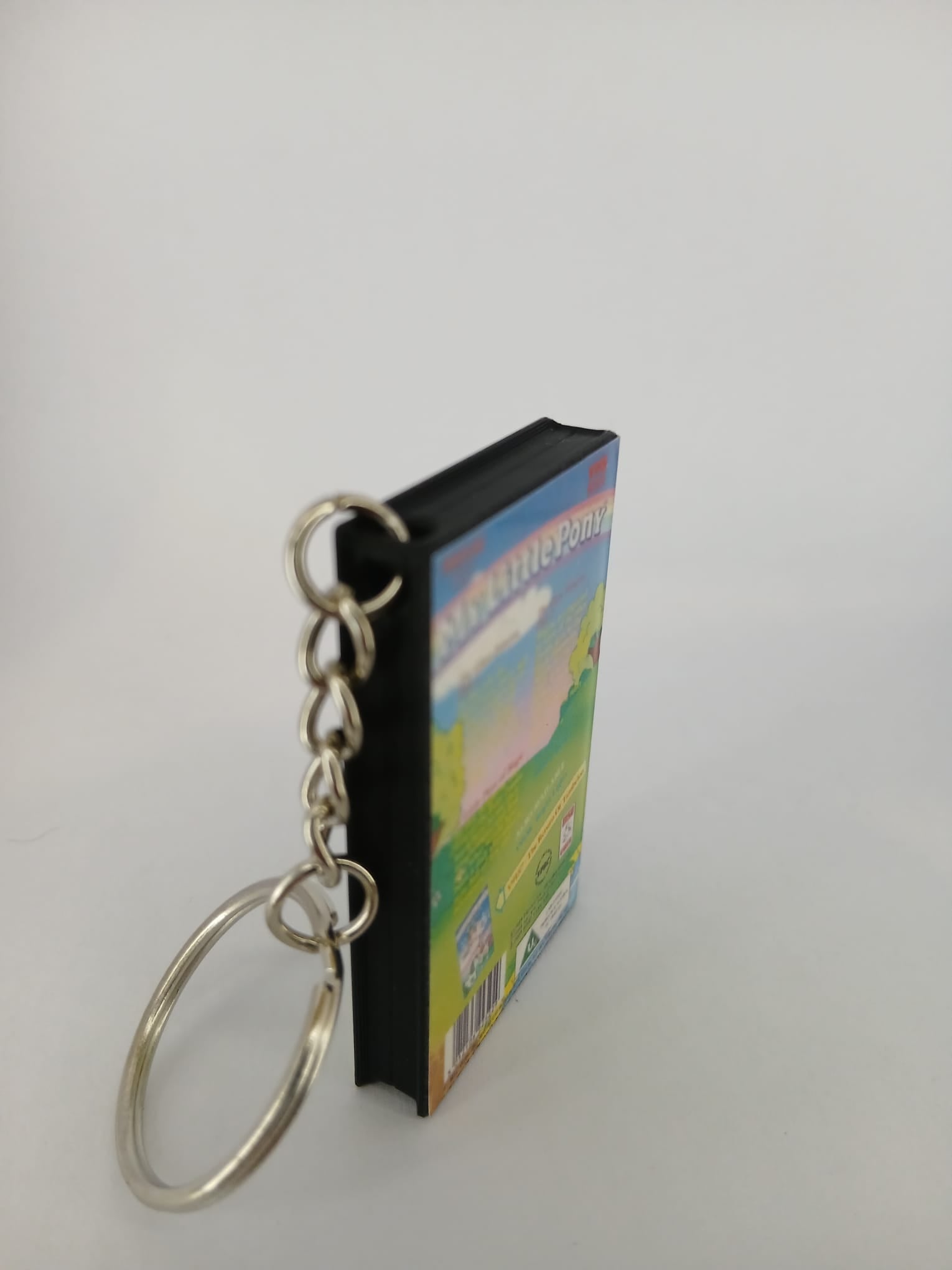 My Little Pony VHS keyring — front cover standing angled