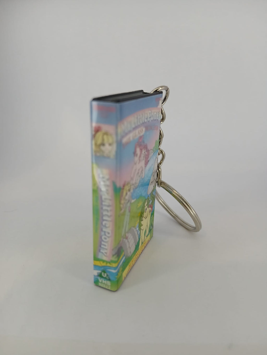 My Little Pony VHS keyring — front cover standing angled 2