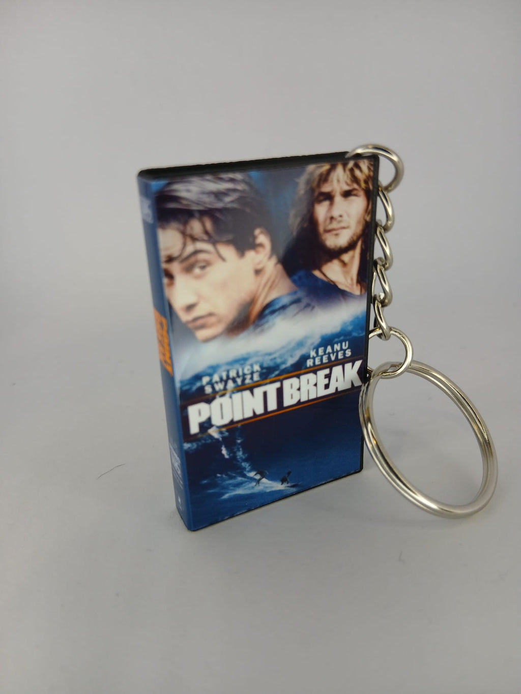 Point Break VHS keyring front cover