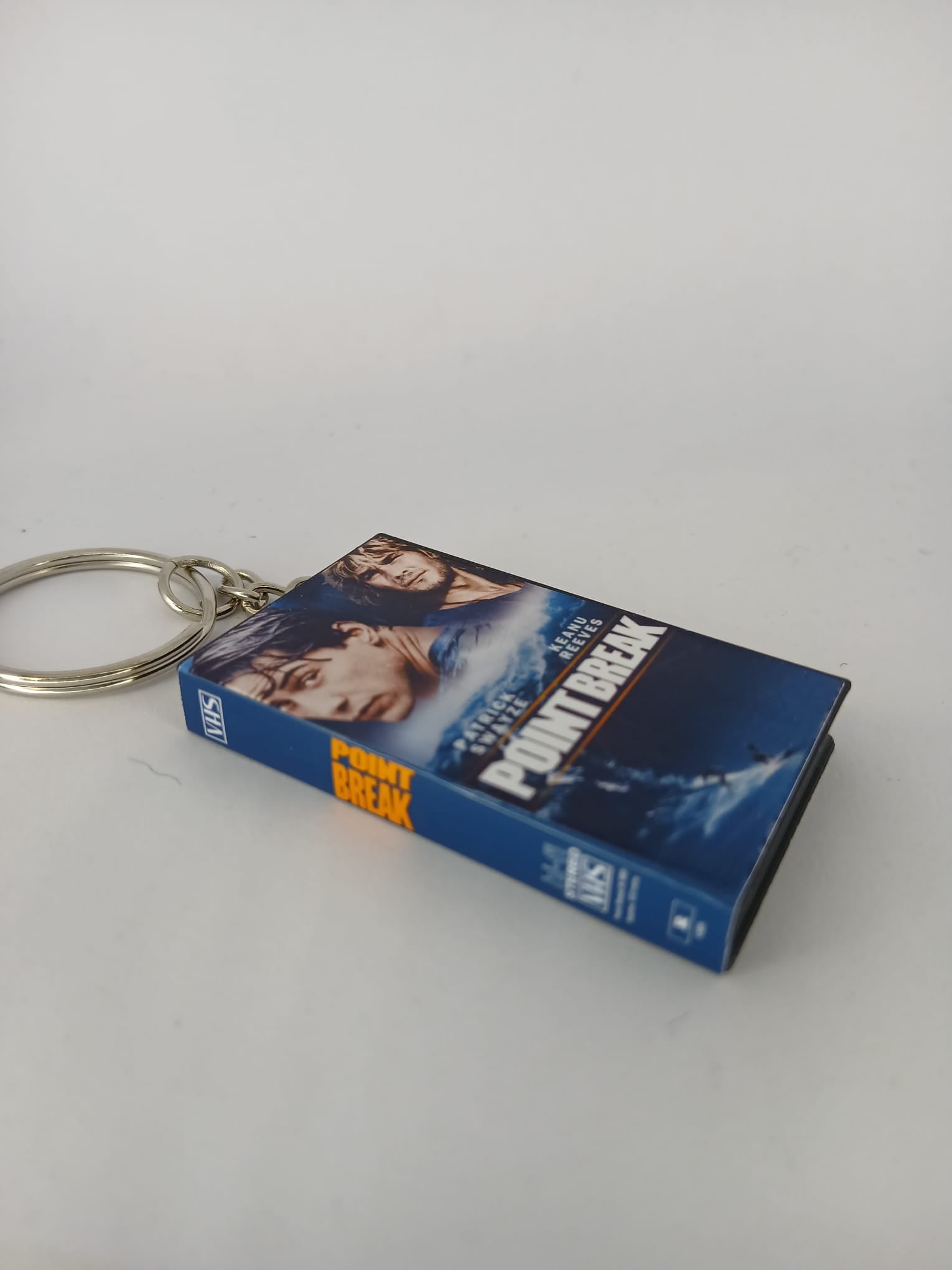 Point Break VHS keyring spine view