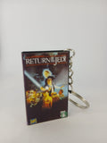 Return of the Jedi VHS keyring — front cover close-up