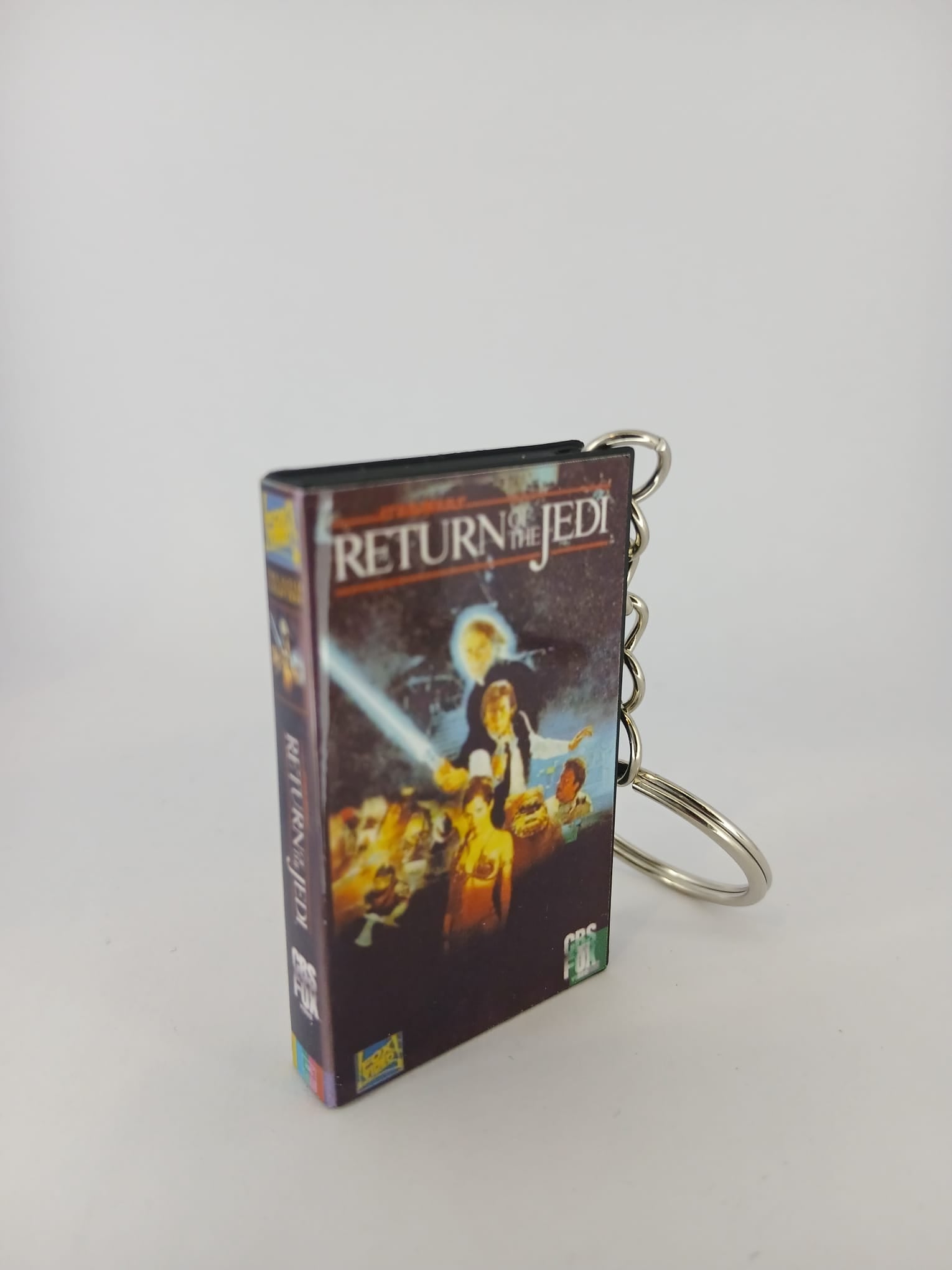 Return of the Jedi VHS keyring — additional angle
