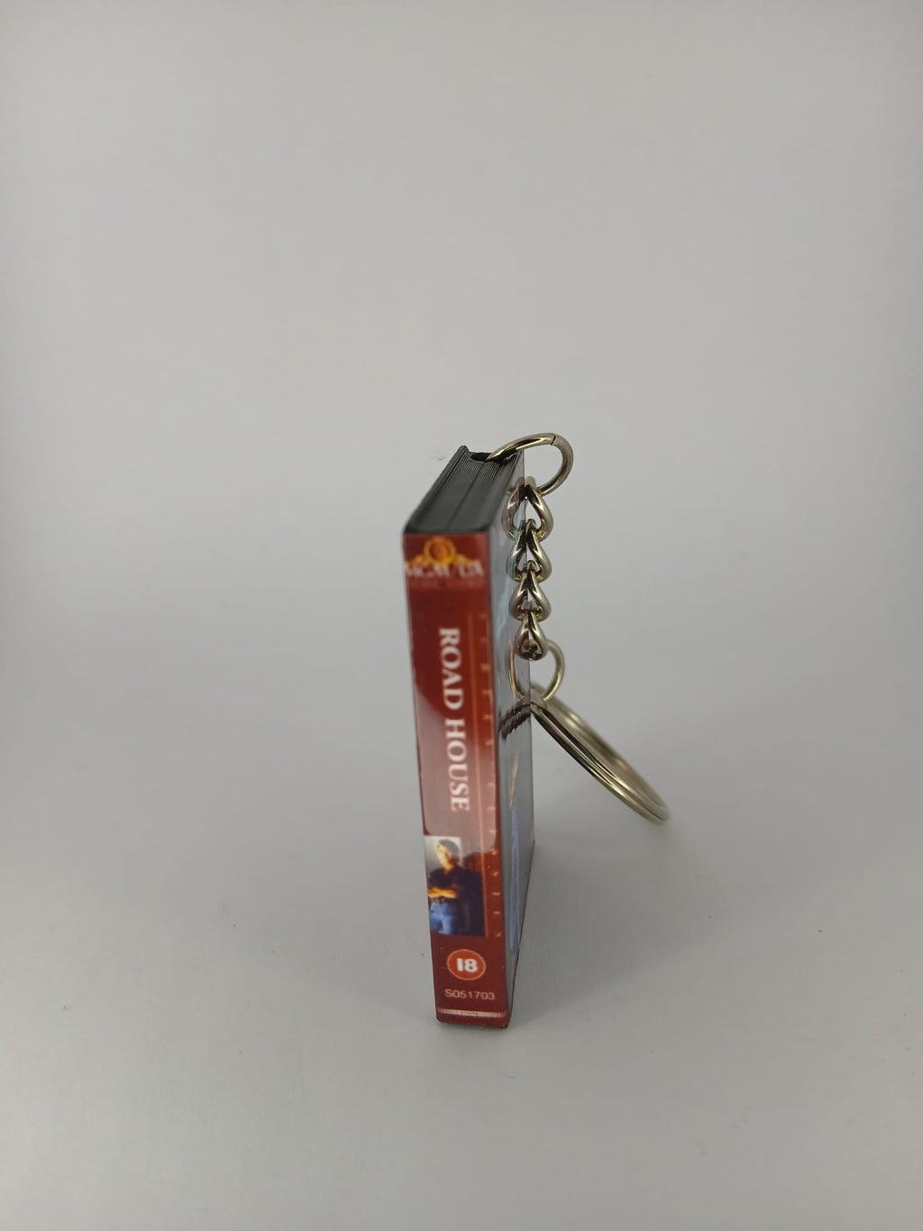 Road House Mini VHS Keyring – back angle